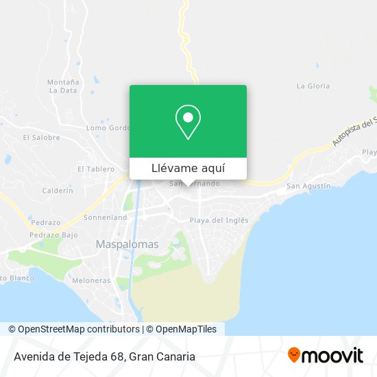 Mapa Avenida de Tejeda 68
