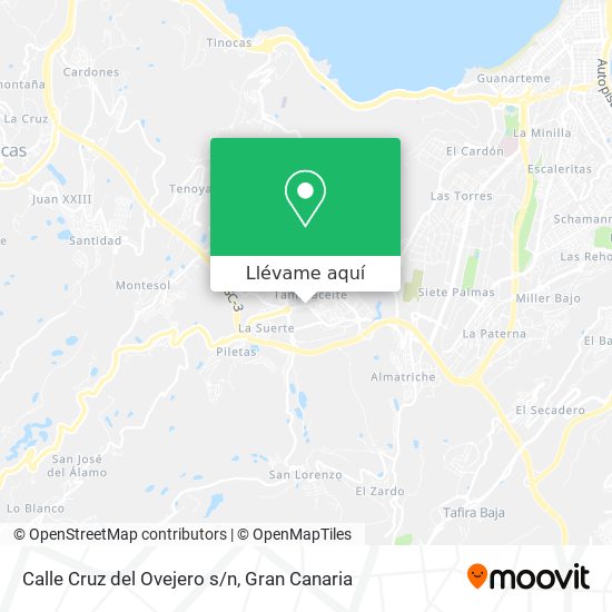 Mapa Calle Cruz del Ovejero s/n