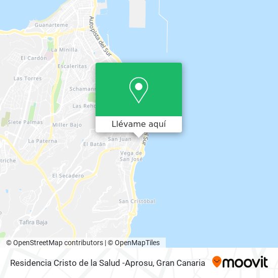 Mapa Residencia Cristo de la Salud -Aprosu