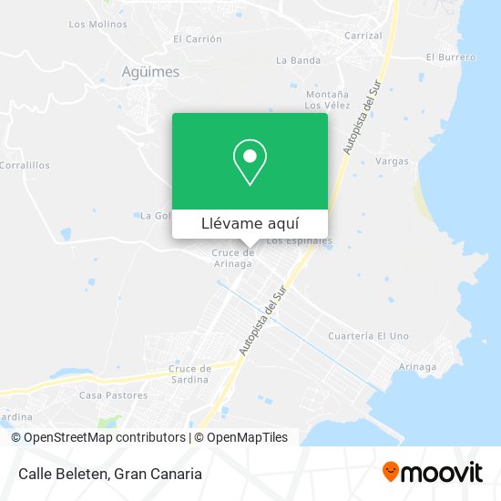 Mapa Calle Beleten