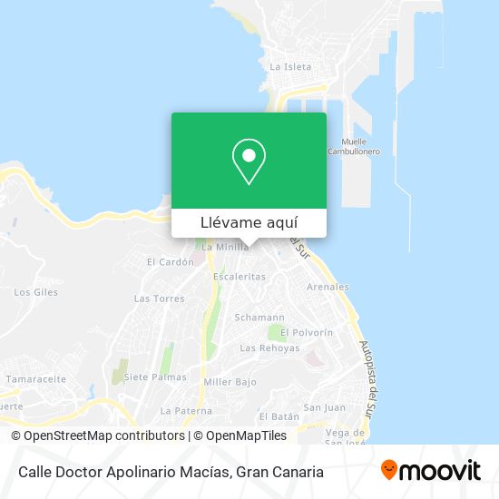 Mapa Calle Doctor Apolinario Macías