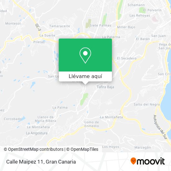 Mapa Calle Maipez 11