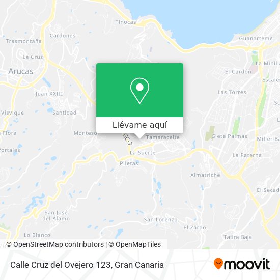 Mapa Calle Cruz del Ovejero 123