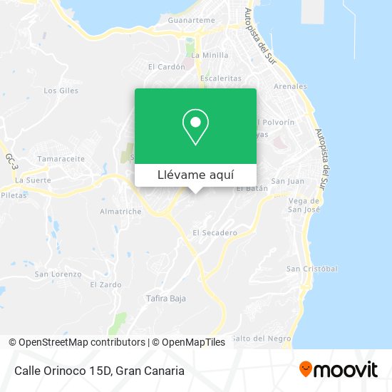 Mapa Calle Orinoco 15D