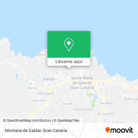 Mapa Montana de Galdar