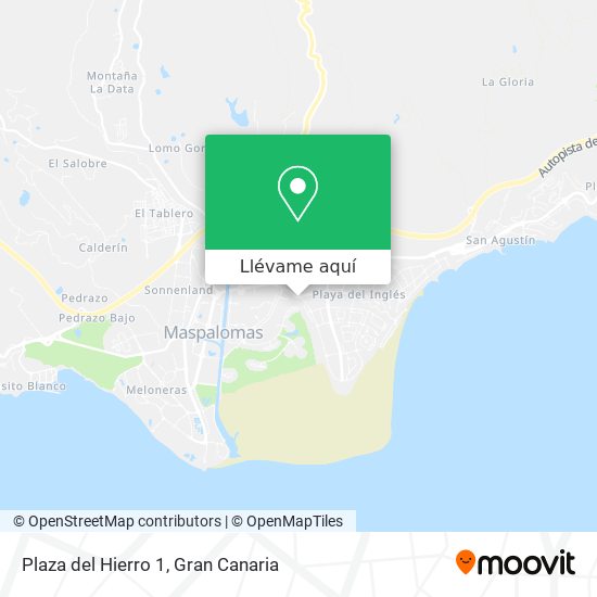 Mapa Plaza del Hierro 1