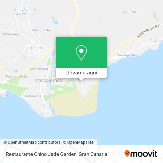 Mapa Restaurante Chino Jade Garden