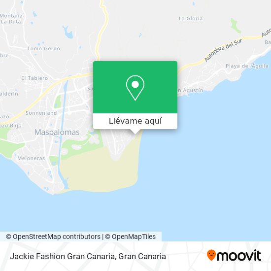 Mapa Jackie Fashion Gran Canaria