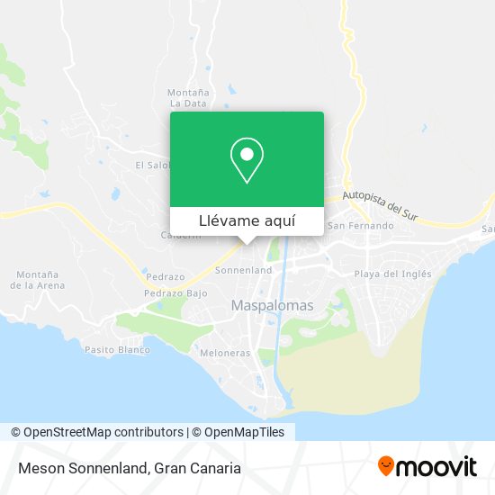 Mapa Meson Sonnenland