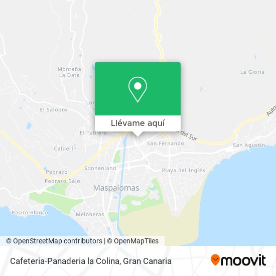 Mapa Cafeteria-Panaderia la Colina