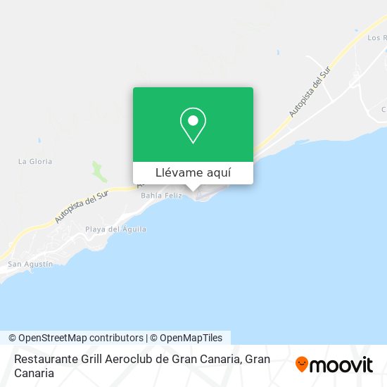 Mapa Restaurante Grill Aeroclub de Gran Canaria