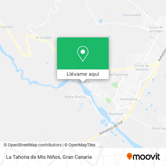 Mapa La Tahona de Mis Niños