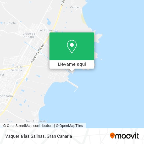 Mapa Vaqueria las Salinas