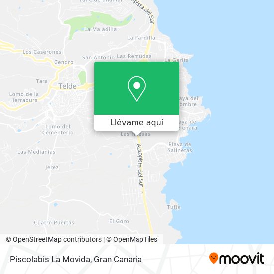 Mapa Piscolabis La Movida