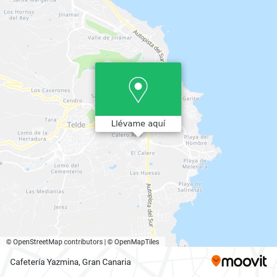 Mapa Cafetería Yazmina