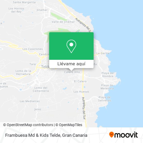 Mapa Frambuesa Md & Kids Telde