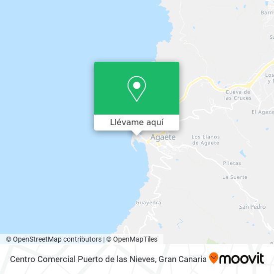 Mapa Centro Comercial Puerto de las Nieves