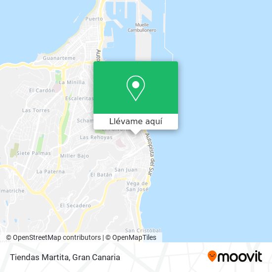 Mapa Tiendas Martita