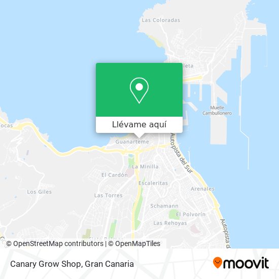 Mapa Canary Grow Shop