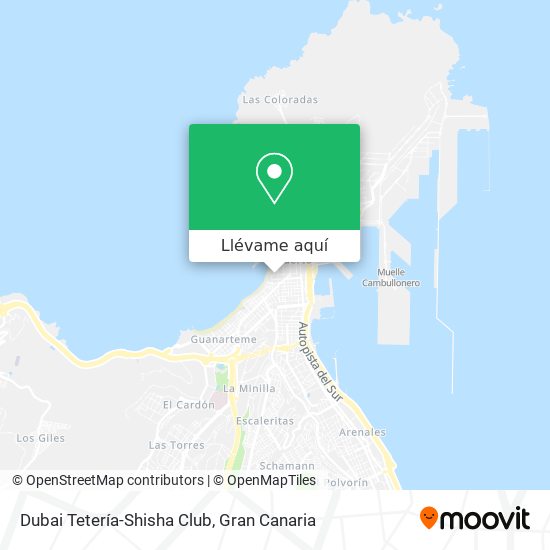 Mapa Dubai Tetería-Shisha Club