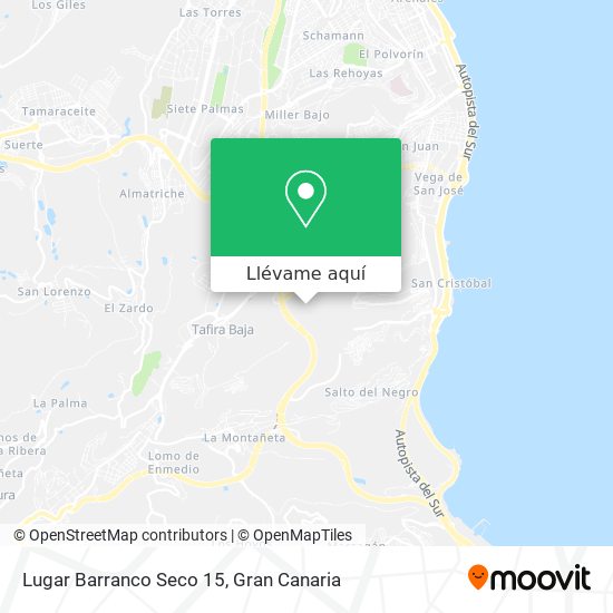 Mapa Lugar Barranco Seco 15