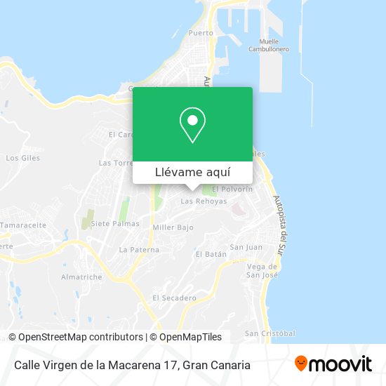 Confesión Definitivo mecánico Cómo llegar a Calle Virgen de la Macarena 17 en Las Palmas De Gran Canaria  en Autobús?