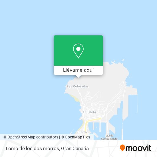 Mapa Lomo de los dos morros