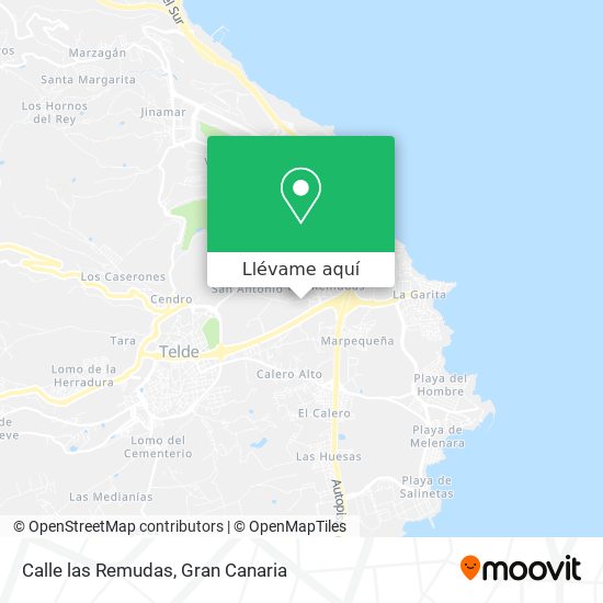 Mapa Calle las Remudas