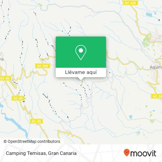 Mapa Camping Temisas