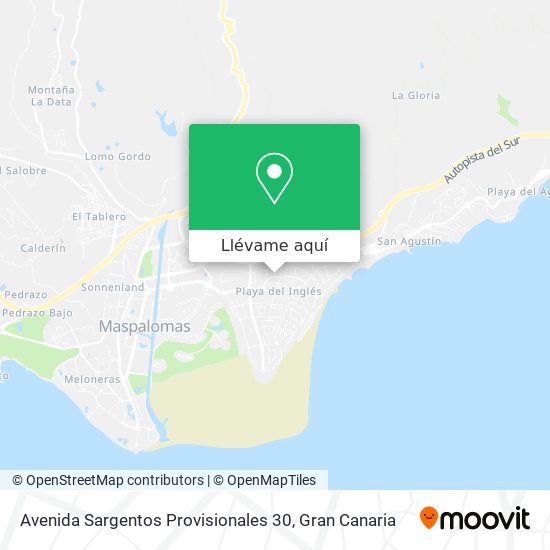 Mapa Avenida Sargentos Provisionales 30