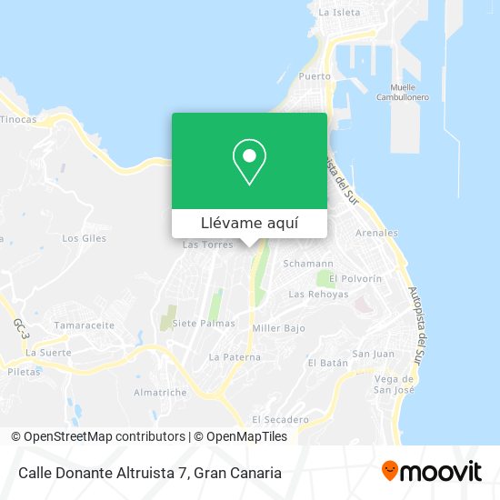 Mapa Calle Donante Altruista 7