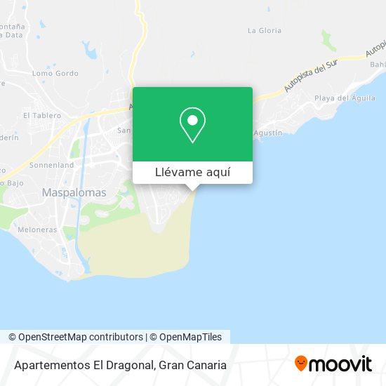 Mapa Apartementos El Dragonal