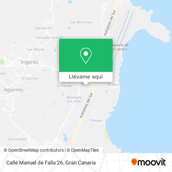 Mapa Calle Manuel de Falla 26