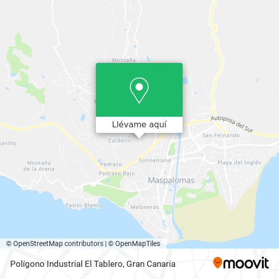 Mapa Polígono Industrial El Tablero