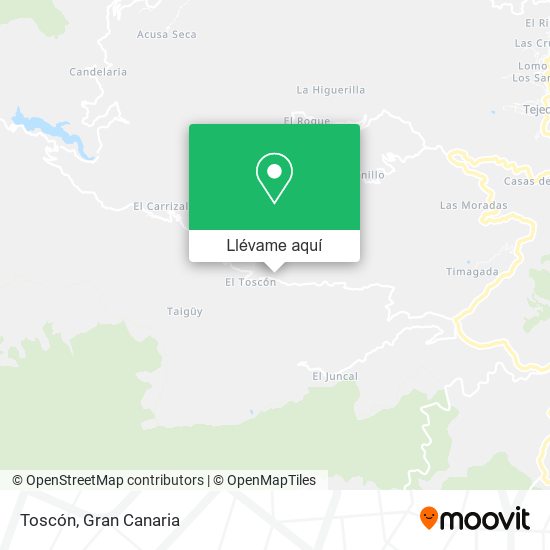 Mapa Toscón