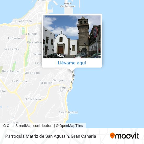 Mapa Parroquia Matriz de San Agustín
