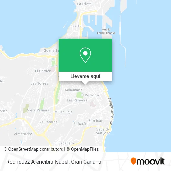 Mapa Rodriguez Arencibia Isabel