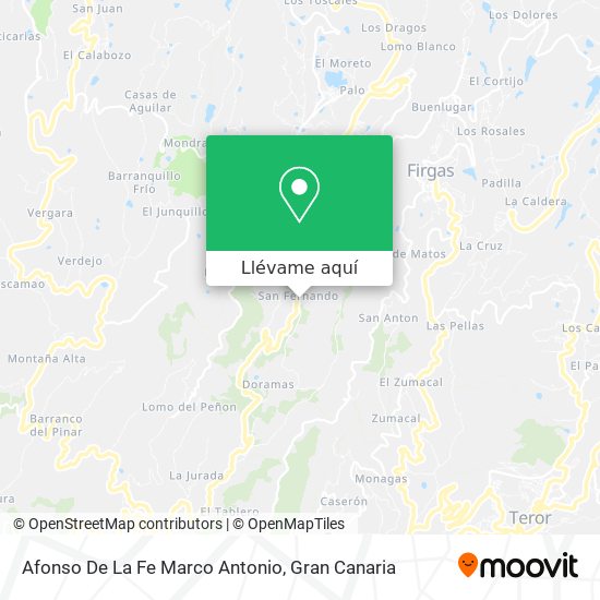 Mapa Afonso De La Fe Marco Antonio