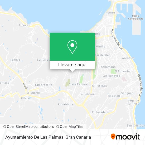 Mapa Ayuntamiento De Las Palmas