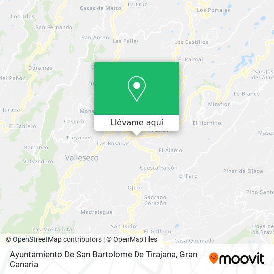 Mapa Ayuntamiento De San Bartolome De Tirajana