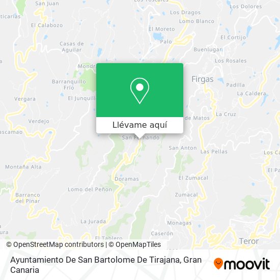 Mapa Ayuntamiento De San Bartolome De Tirajana