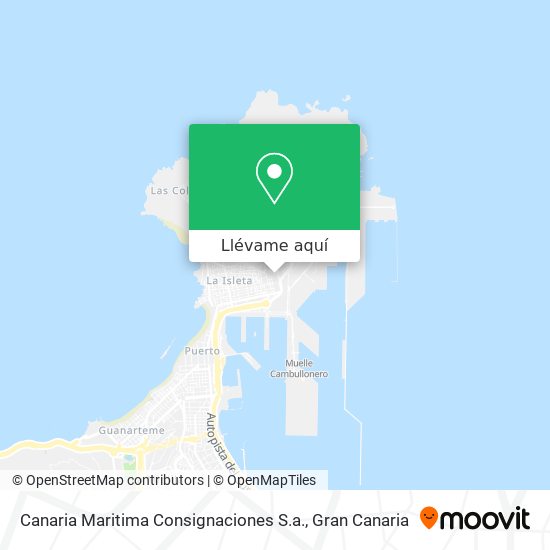 Mapa Canaria Maritima Consignaciones S.a.