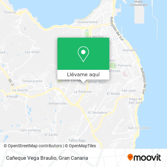 Mapa Cañeque Vega Braulio