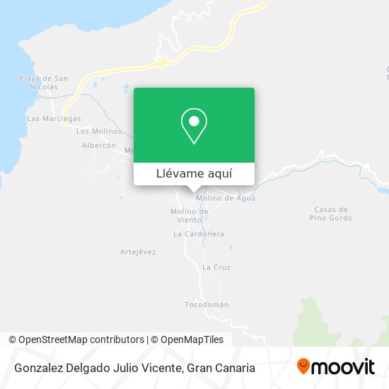 Mapa Gonzalez Delgado Julio Vicente