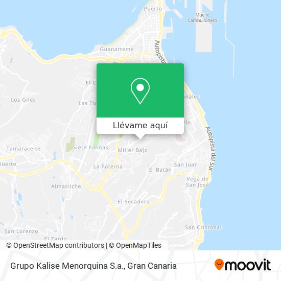 Mapa Grupo Kalise Menorquina S.a.