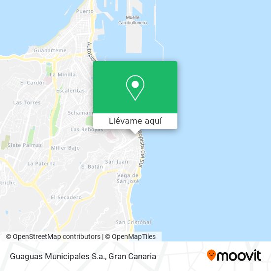 Mapa Guaguas Municipales S.a.