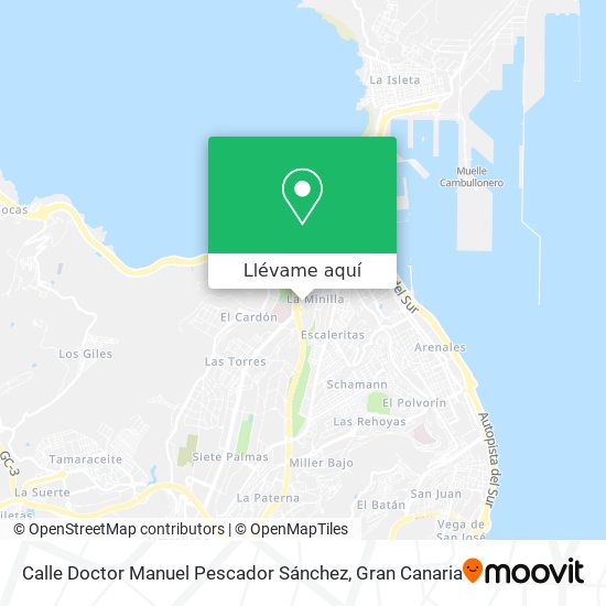 Mapa Calle Doctor Manuel Pescador Sánchez