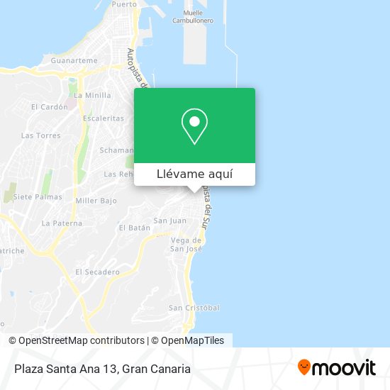 Mapa Plaza Santa Ana 13