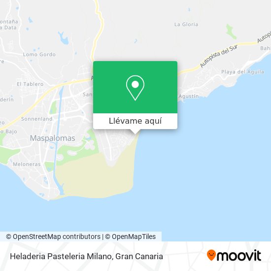 Mapa Heladeria Pasteleria Milano