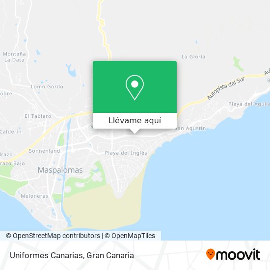 Mapa Uniformes Canarias